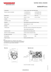 MARINE DIESEL ENGINES  6LY2A-STP Series 6LY2A-STP Configuration