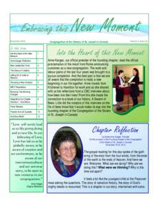 Embracing this New Moment Newsletter Dec 2012