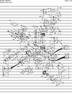 ECH90-146005A Engine Parts List #1 Page 1 of 8  ECH90-146005A