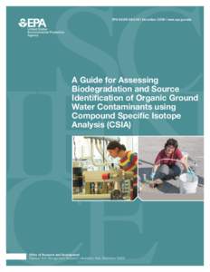 Pollutants / Geochemistry / Soil contamination / Environmental isotopes / Methyl tert-butyl ether / Carbon-13 / Isotope analysis / Water quality / Volatile organic compound / Chemistry / Pollution / Isotopes