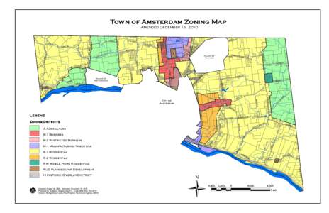 Town of Amsterdam Zoning Map Amended December 15, 2010 LO G CITY  A GA