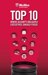 TOP 10 where Security-OBLIGATED Executives should focus Introduction
