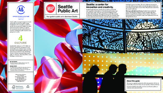 Public art / South Lake Union /  Seattle / Seattle / Alexander Calder / Pike Place Market / Fountain / Gerard Tsutakawa / Untitled / Westlake Park / Visual arts / Sculpture / Outdoor sculptures