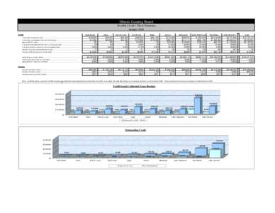 Illinois Gaming Board Monthly Credit / Check Summary January 2014 Credit Total credit issued this month.......................................................................................... Total credit outstanding a