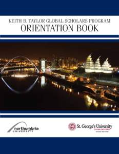 Keith B. Taylor Global Scholars Program  Orientation book Table of Contents