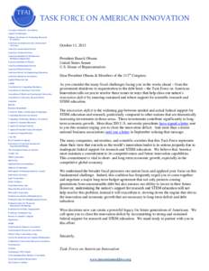 Aerospace Industries Association  TASK FORCE ON AMERICAN INNOVATION IIIIiiIiiiiiINNOVATION  Agilent Technologies