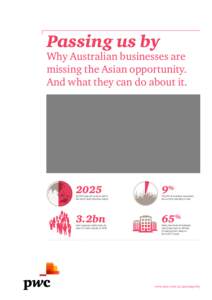 Passing us by  Why Australian businesses are missing the Asian opportunity. And what they can do about it.