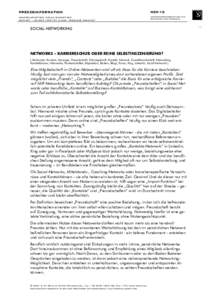 PRESSEINFORMATION  HSH+S ANSPRECHPARTNER: HELGA SCHWEITZER KONTAKT: +, E-MAIL: PRESSE @ HSHS.NET