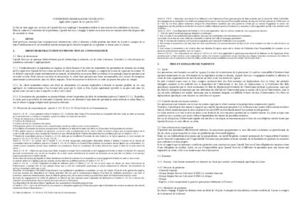 CONDITIONS GENERALES DE VENTE (CGV) Applicables à partir du 1er janvier 2012 Le fait de faire appel aux services de Cpratik Services implique l’acceptation entière et sans réserve des conditions ci-dessous. Dans le 