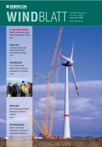 Wind power by country / Wind power / Enercon / Arada-Montemuro Wind Farm / Wind turbines on public display / Energy / Wind turbines / Wind power in Germany