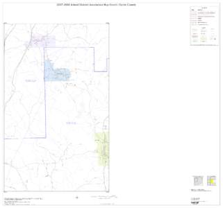 [removed]School District Annotation Map (Inset): Clarke County LEGEND SYMBOL NAME STYLE