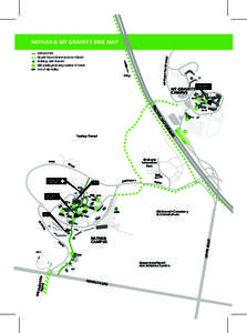 NATHAN & MT GRAVATT BIKE MAP MESSINES RID GE ROAD Johnson Path Bicycle Route (shared and non-shared)