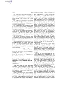 1026  June 3 / Administration of William J. Clinton, 1993 Sec. 2. Section 1 shall not apply with respect to any person otherwise covered by section 1 where the entry of such person would not be contrary to the interests 