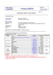 Microsoft Word - MSDS - PFC TO-220 v7 HF.docx