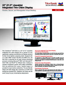 System software / VMware / Centralized computing / VMware View / Citrix Systems / Thin client / Multi-monitor / ViewSonic / Nvidia Ion / Remote desktop / Computing / Software