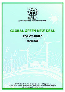 GLOBAL GREEN NEW DEAL POLICY BRIEF March 2009
