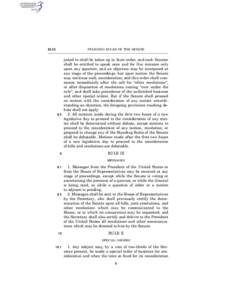 Standing Rules of the United States Senate /  Rule VIII / Separation of powers / United States Senate / Quorum / Standing Rules of the United States Senate /  Rule XI / Standing Rules of the United States Senate / Government / Public law