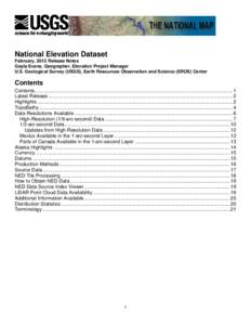 Idaho / Catlinite / LIDAR / Pipestone National Monument / Western United States / Nez Perce people / Cartography / Minnesota / National Elevation Dataset