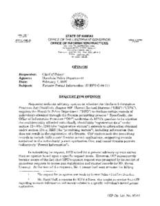 Accountability / Concealed carry in the United States / Freedom of Information Act / Personally identifiable information / Internet privacy / Right to Information Act / Public records / Government / Information / Freedom of information legislation / Law / Freedom of information in the United States