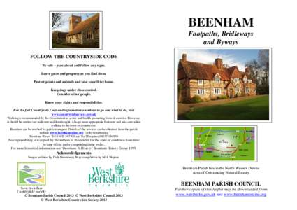 Geography of England / Beenham / Aldermaston / Bridle path / Berkshire / West Berkshire / Counties of England
