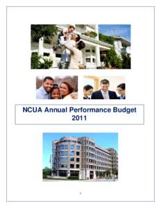 NCUA Annual Performance Budget[removed]  Table of Contents