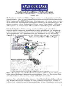 Microsoft Word - Pontchartrain Lines of Defense Program summary document.doc