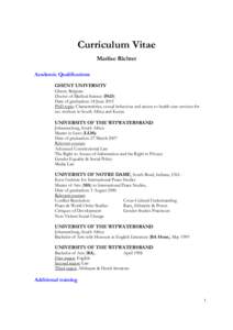 research associate-cv-richter