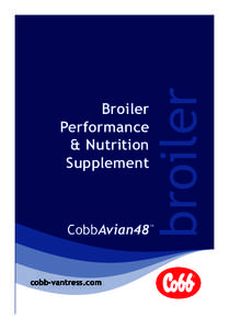 English Avian48 BP&N April 2012_Cobb 500 BP&N Supp 08 (EMEA:31 Page 3  broiler Broiler Performance