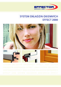 system OKŁADZIN OKIENNYCH EFFECT 2000