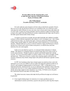 Environment / Climate change / Carbon dioxide / Clean Development Mechanism / Climate change mitigation / Kyoto Protocol / Emissions trading / Kyoto Protocol and government action / Flexible Mechanisms / United Nations Framework Convention on Climate Change / Carbon finance / Climate change policy