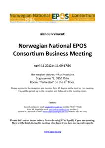 Norway / Earth / Norwegian Geotechnical Institute / NORSAR / Universitetet