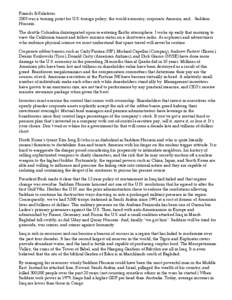 Friends & Relatives: 2003 was a turning point for U.S. foreign policy, the world economy, corporate America, and…Saddam Hussein. The shuttle Columbia disintegrated upon re-entering Earths atmosphere. I woke up early th