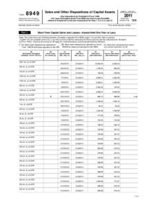 FormDepartment of the Treasury Internal Revenue Service (99)