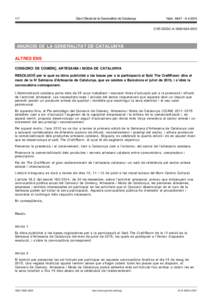 1/7  Diari Oficial de la Generalitat de Catalunya Núm CVE-DOGC-A