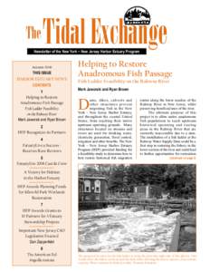 The  Tidal Exchange Newsletter of the New York ~ New Jersey Harbor Estuary Program