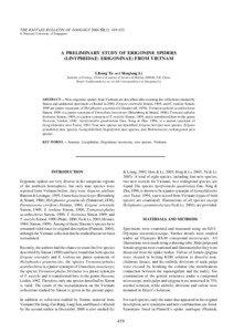 Tibia / Anatomical terms of location / Vietnam / Ficus / Political philosophy / Zoology / Biology / Erigone / Linyphiidae / Cao Bang province