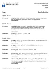 Regierungsbezirk Schwaben Unterallgäu Salgen