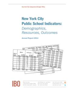 New York City Independent Budget Office  Fiscal Brie New York City Public School Indicators: