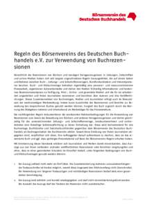 Microsoft Word - Regeln des Börsenvereins des Deutschen Buchhandels zur Verwendung von Rezensionsauszügen_rev_2013_09_18 docx