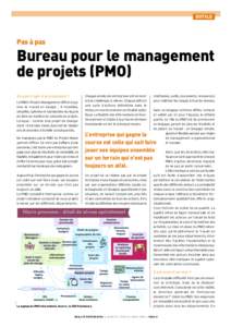 OUTILS  Pas à pas Bureau pour le management de projets (PMO)