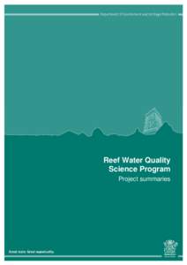 Reef Water Quality Science Program - Project summaries