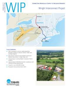 project overview WIP  Connecting Marcellus Supply to Iroquois Markets