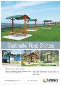 Sherbrooke Picnic Shelters  K103 K104