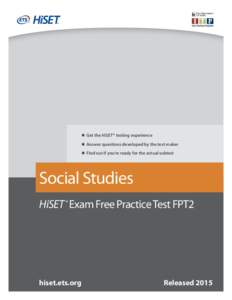 HISET PRACTICE TEST SOC STUDIES14A (Accessible PDF)