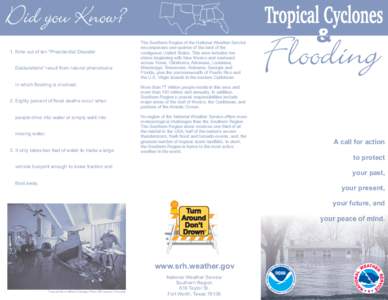 Tropical Cyclones  Did you Know? 1. Nine out of ten 