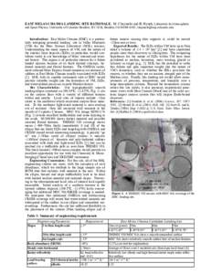 EAST MELAS CHASMA LANDING SITE RATIONALE. M. Chojnacki and B. Hynek, Laboratory for Atmospheric and Space Physics, University of Colorado Boulder, 392 UCB, Boulder, CO[removed]removed]. Introduction