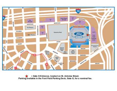 Microsoft Word - Gate G Parking Map.doc