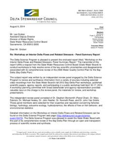 980 NINTH STREET, SUITE 1500 SACRAMENTO, CALIFORNIA[removed]WWW.DELTACOUNCIL.CA.GOV[removed]A California State Agency