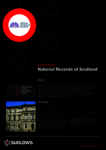 Case study  National Records of Scotland About Location: Value: