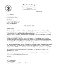 BPA[removed]FOIA Correspondence